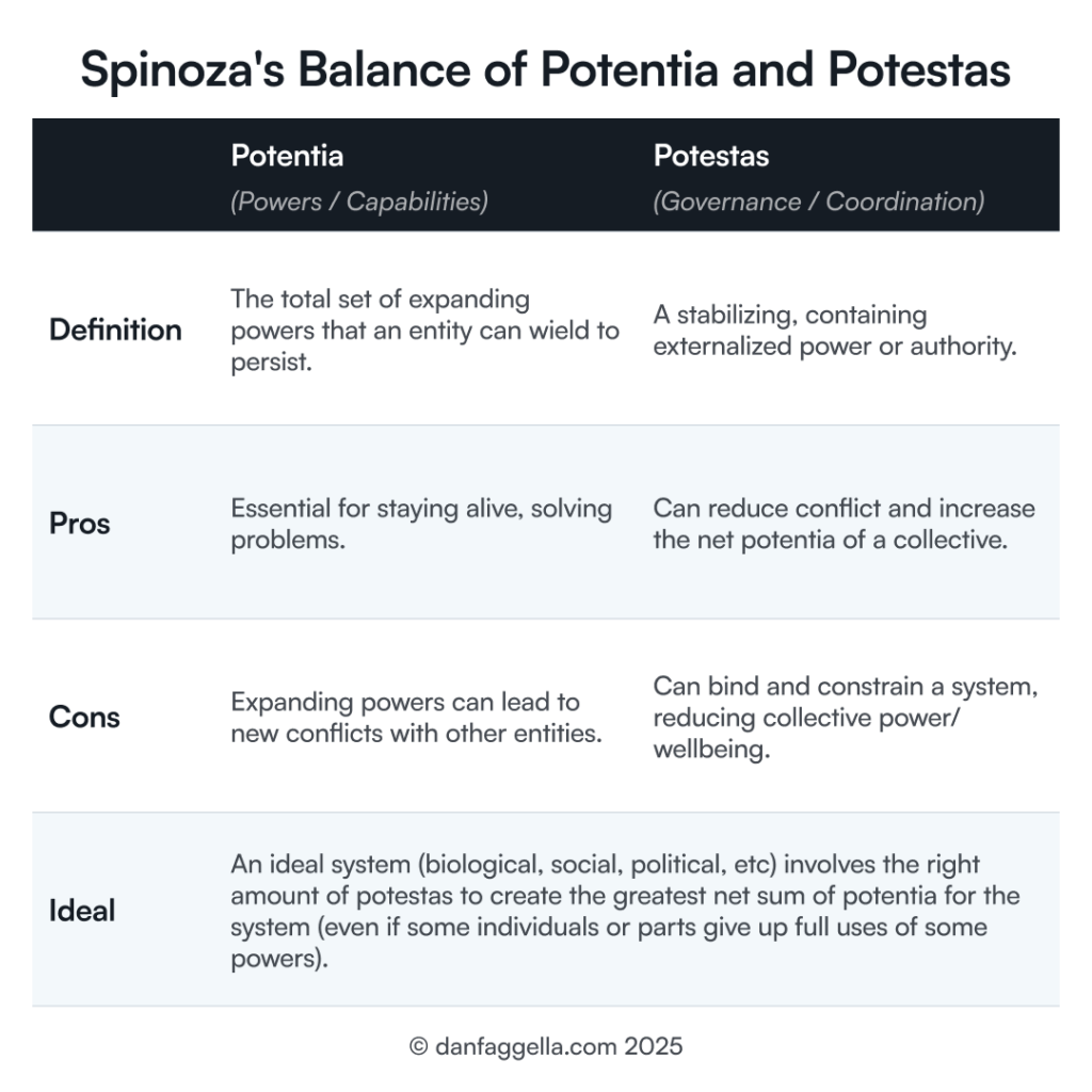 Spinoza's Balance of Potentia and Potestas