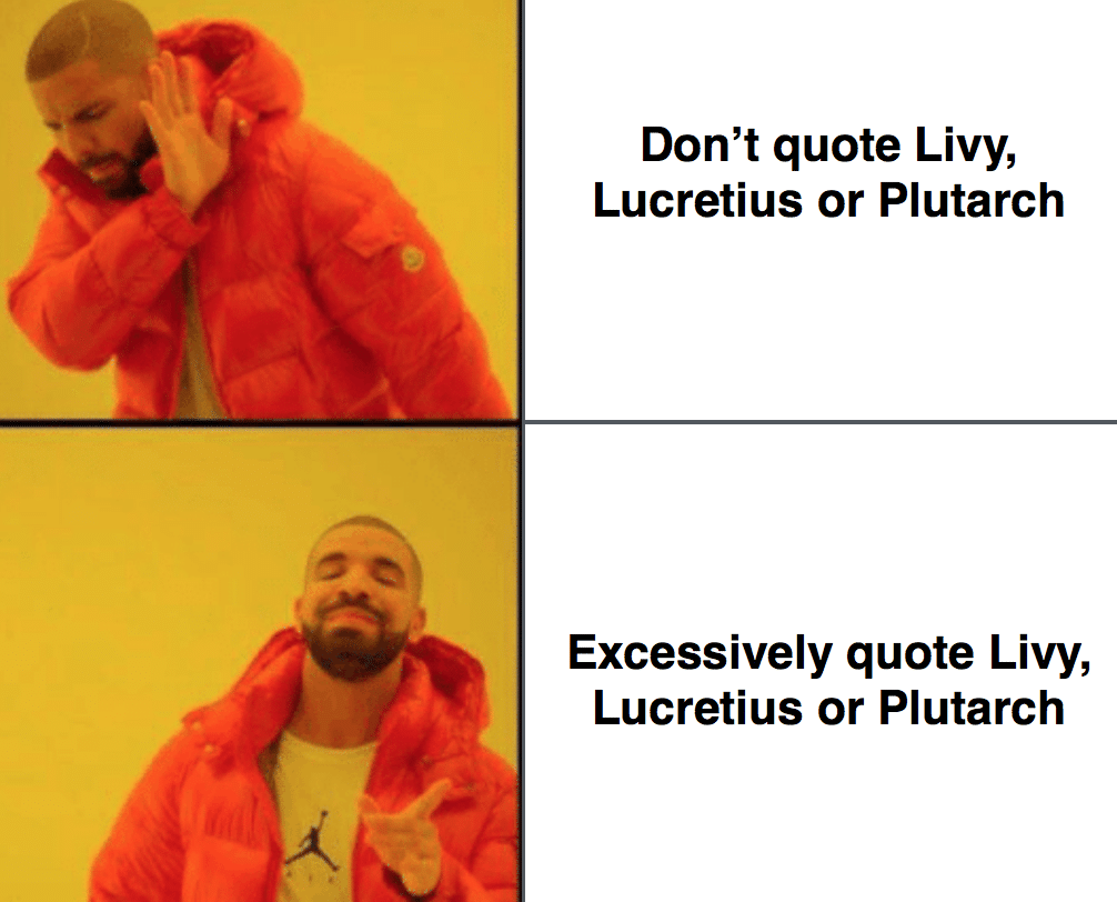 Drake meme, two panels: