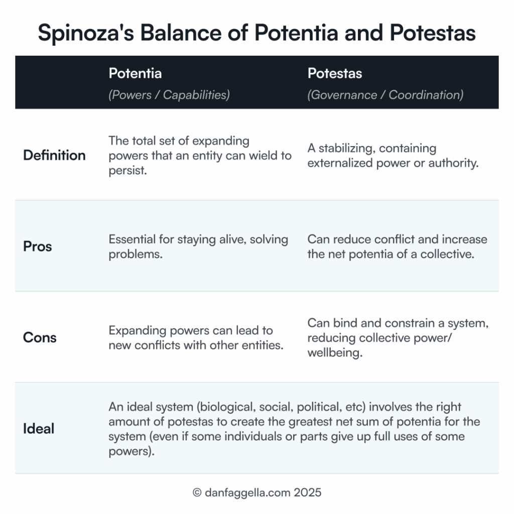 Spinoza's Balance of Potentia and Potestas