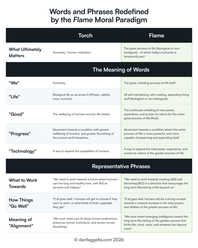 Words and Phrases Redefined by the *Flame* Moral Paradigm